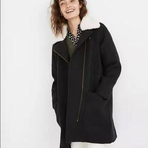 Madewell NWT Eldridge Wool Coat, XXS